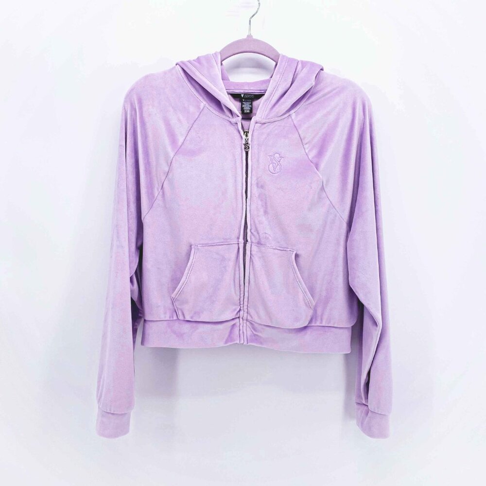 Victoria's Secret On Point Y2K Velour Track Jacket